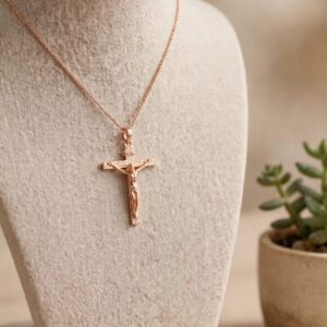 D18048 DIJE DE CRUCIFIJO 18K