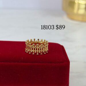 18103 ANILLO TIPO CORONA 18K