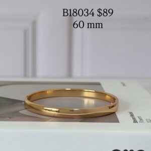 B18034 BRAZALETE LISO 60MM 18K