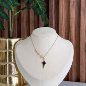 C18304 CADENA CON DIJES DE ESTRELLAS 40+5CM 18K