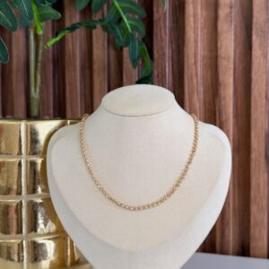 C18306 CADENA DE CUENTAS 40+5CM 18K