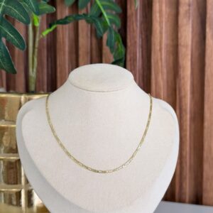 C14019 CADENA DELGADA TEJIDO CARTIER 50CM 14K