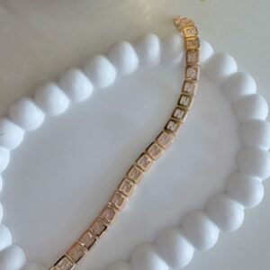 P18434 PULSERA ESLABON GRIEGO 17CMS 18K