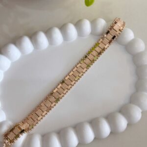 P18446 PULSERA TIPO ROLEX 18.5CMS 18K