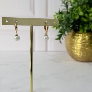 A181028 ARETE CON COLGANTE DE PERLA 18K