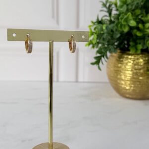 A181024 ARETE CON BRILLOS 18K