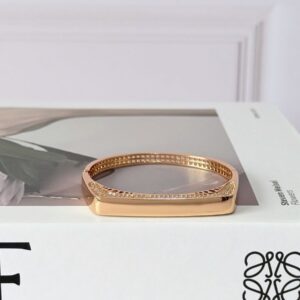 B18051 BRAZALETE CON BRILLOS 57MM 18K