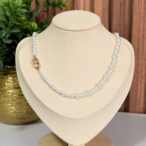 CD18004 COLLAR DE PERLAS 18K 42+3CM