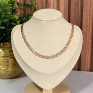 C18369 CADENA ESLABON ESPIGA 18K 60CM