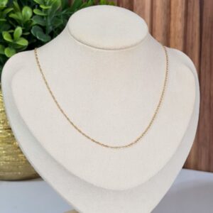 C18362 CADENA ESTILO CUERDA 18K 45CM