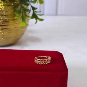 18122 ANILLO DE CORAZONES 18K