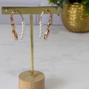 A181177 ARETE ASIMETRICO CON PERLAS 18K