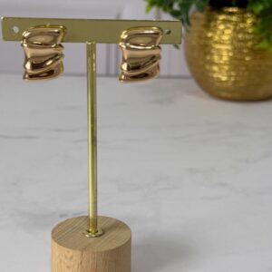 A181178 ARETE DISEÑO PLISADO 18K