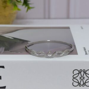 BR027 BRAZALETE DE ONDAS CON CRISTALES 57MM RODIO