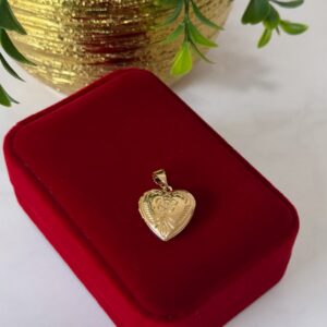 D18080 DIJE RELICARIO DE CORAZON 18K