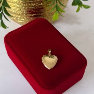 D18081 DIJE RELICARIO DE CORAZON 18K