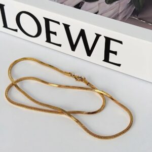 C18409 CADENA TEJIDO SERPIENTE 18K 45CM