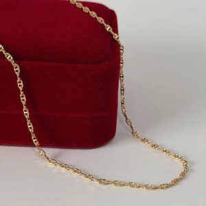 C18415 CADENA ESLABON MARINO 18K 45CM