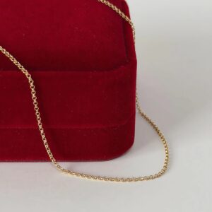 C18424 CADENA DELGADA 18K 42+5CM