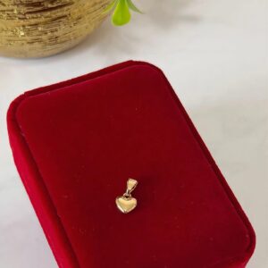 D18086 DIJE CORAZON PEQUEÑO LISO 18K 1CM