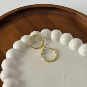 A140076 ARRACADA LISA 20MM 14K
