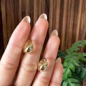 A140070 ARRACADA PEQUEÑA LISA 14K