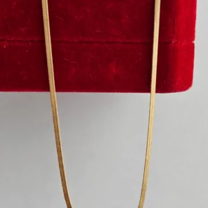 C18411 CADENA ESTILO SERPIENTE 18K 45CM