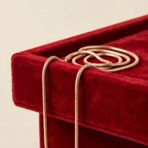 C18426 CADENA ESTILO VIBORA 18K